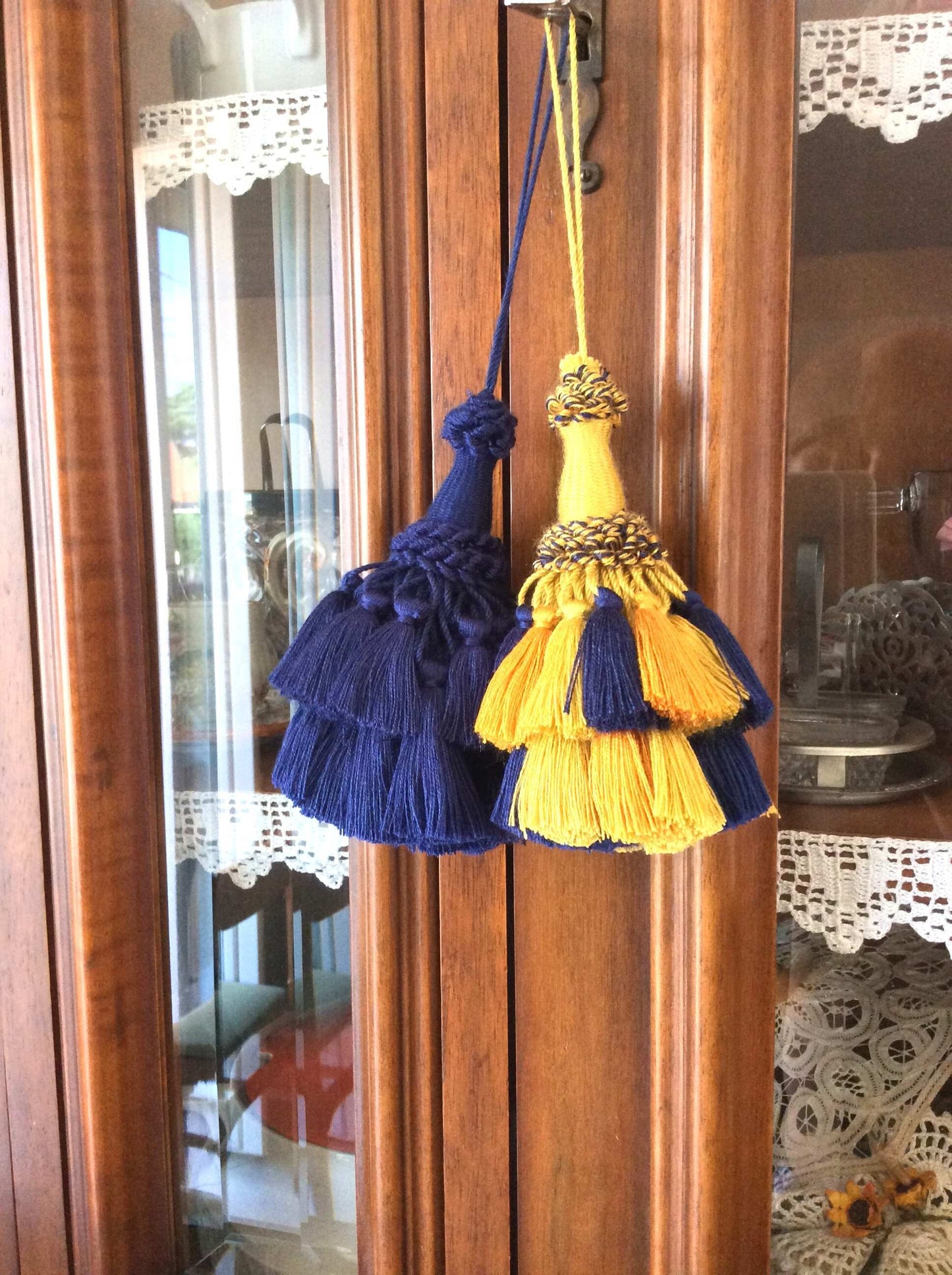 Nappa Ballerina Fiocco Chiave Grande 15cm per Tende e Mobili - 2 Colori Firenze
